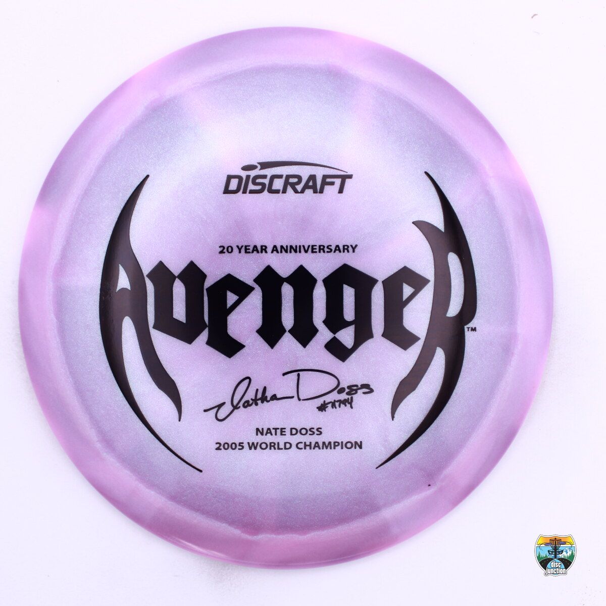 Discraft Z Swirl Colorshift Avenger Signature Series Nate Doss 2005 World Champion 20 Year Anniversary