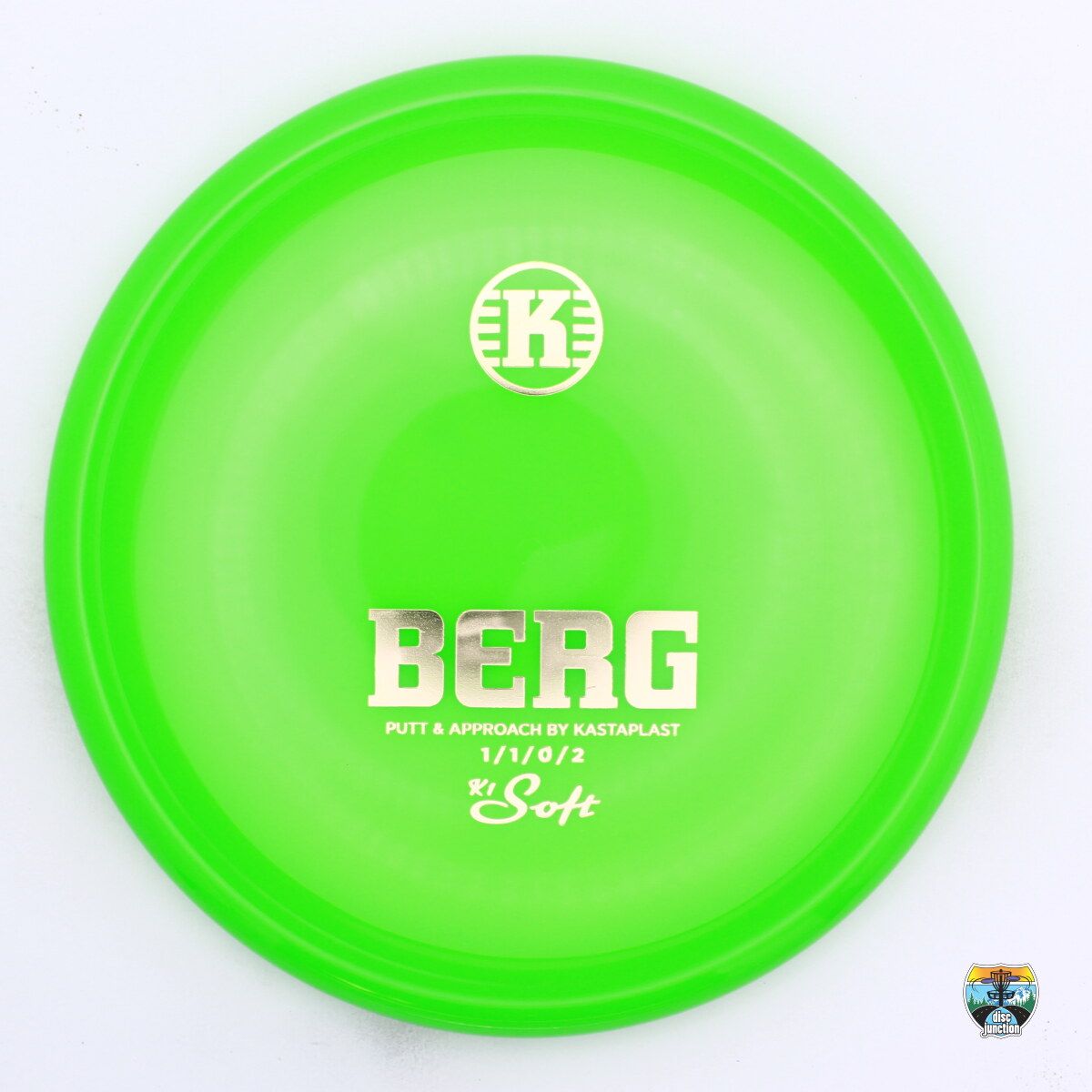 Kastaplast K1 Soft Berg, Manufacturer Weight Range: 173+ Grams, Color: Green, Serial Number: 0504-0036