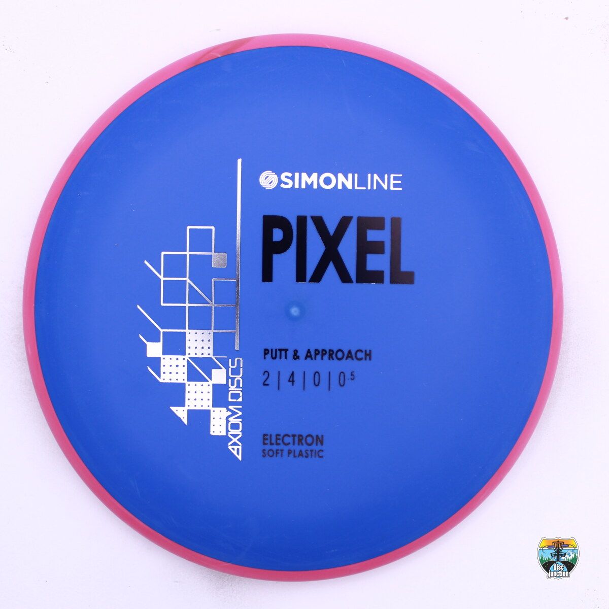 Axiom Electron Soft Pixel Simon Lizotte Simon Line, Manufacturer Weight Range: 170-175 Grams, Color: Blue/Pink, Serial Number: 0505-0049