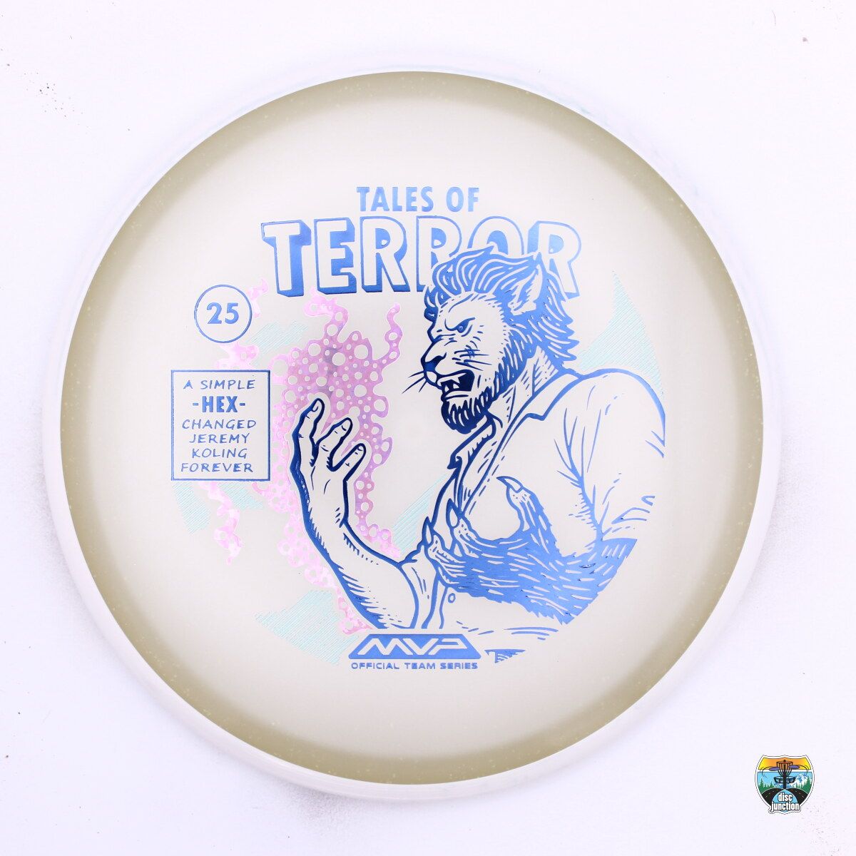 Axiom Particle Eclipse Hex Jeremy Koling Team Series 2025 Halloween Special Edition Tales of Terror, Manufacturer Weight Range: 176-179 Grams, Color: Glow/White, Serial Number: 0513-0042