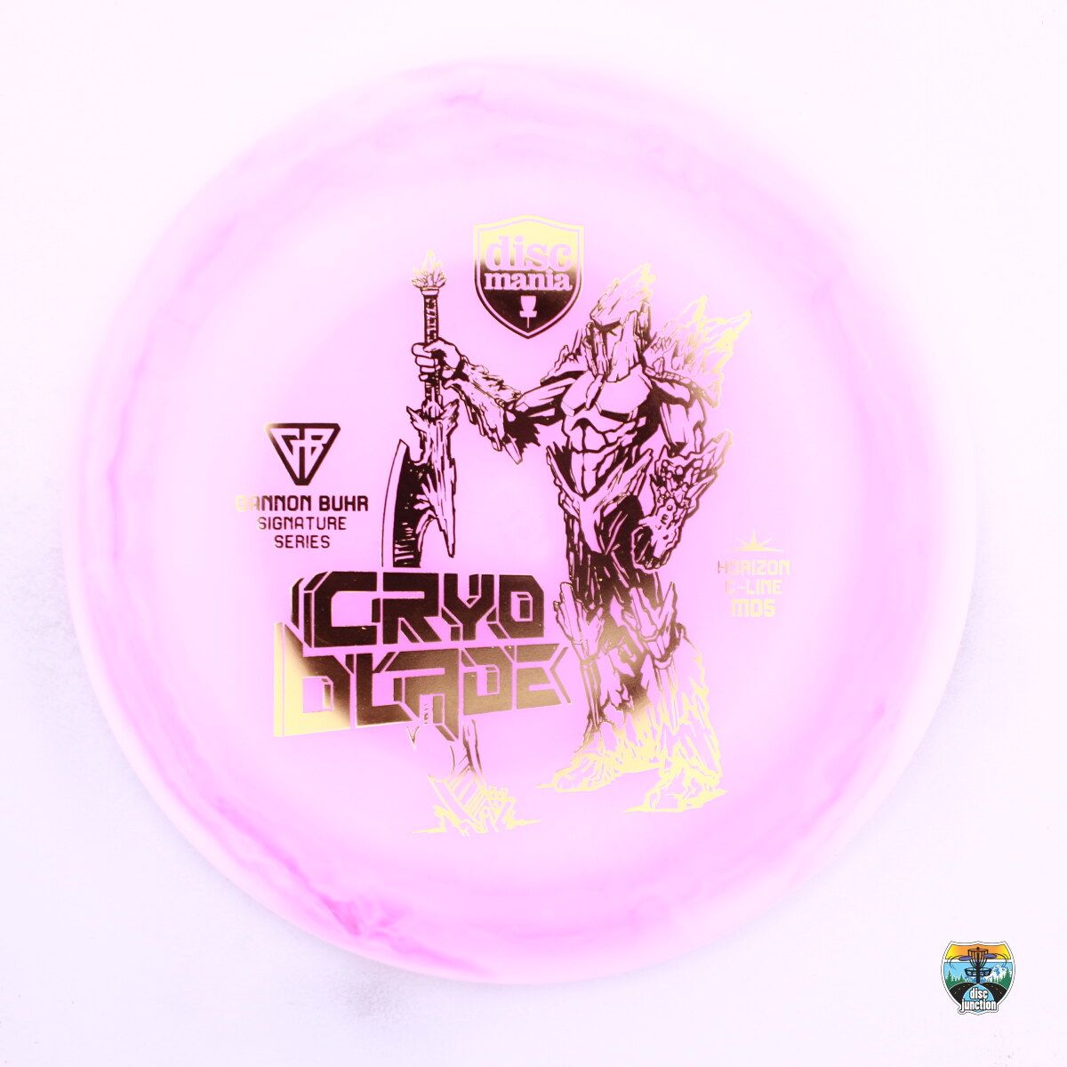 Discmania Horizon C-Line MD5 Signature Series Gannon Buhr Cryo Blade, Manufacturer Weight Range: 173+ Grams, Color: Pink/White, Serial Number: 0524-0009