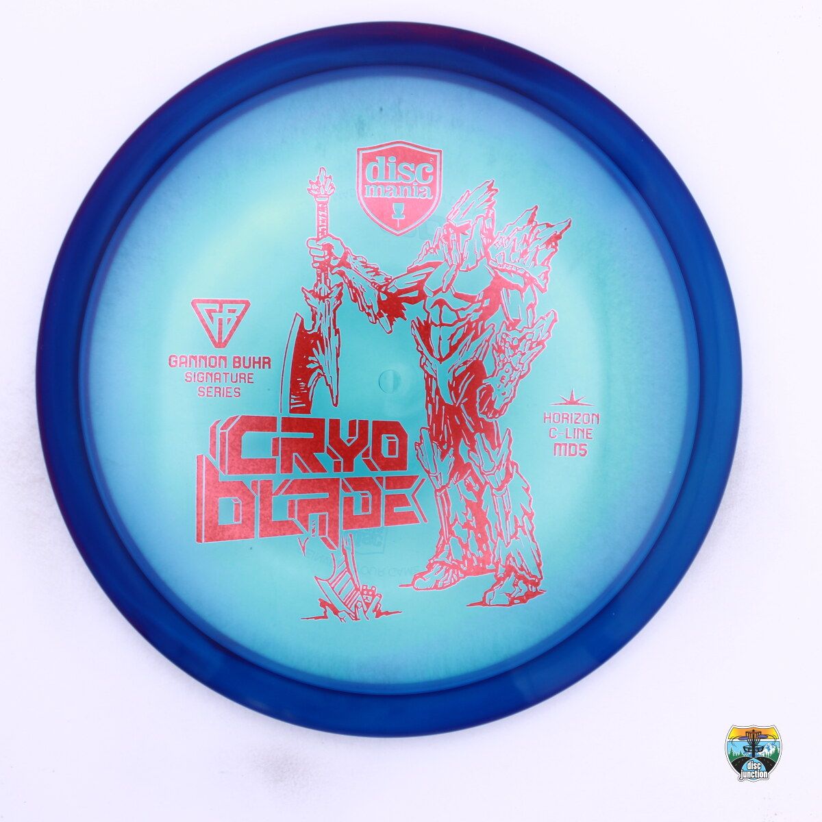 Discmania Horizon C-Line MD5 Signature Series Gannon Buhr Cryo Blade, Manufacturer Weight Range: 173+ Grams, Color: Blue/Purple, Serial Number: 0524-0007