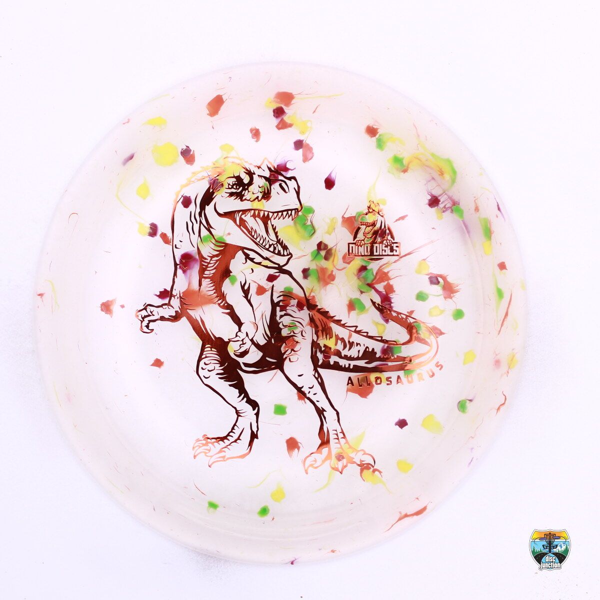 Dino Discs Egg Shell Allosaurus, Manufacturer Weight Range: 150- Grams, Color: Clear, Serial Number: 0526-0002