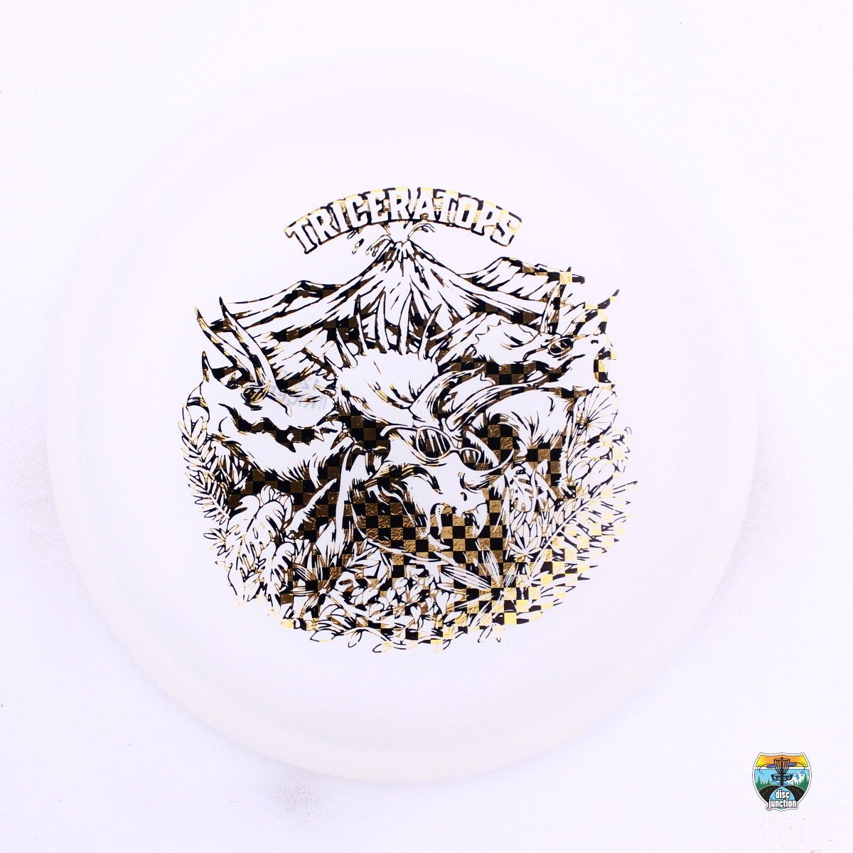 Dino Discs Egg Shell Glow Triceratops, Manufacturer Weight Range: 150- Grams, Color: Glow, Serial Number: 0526-0021