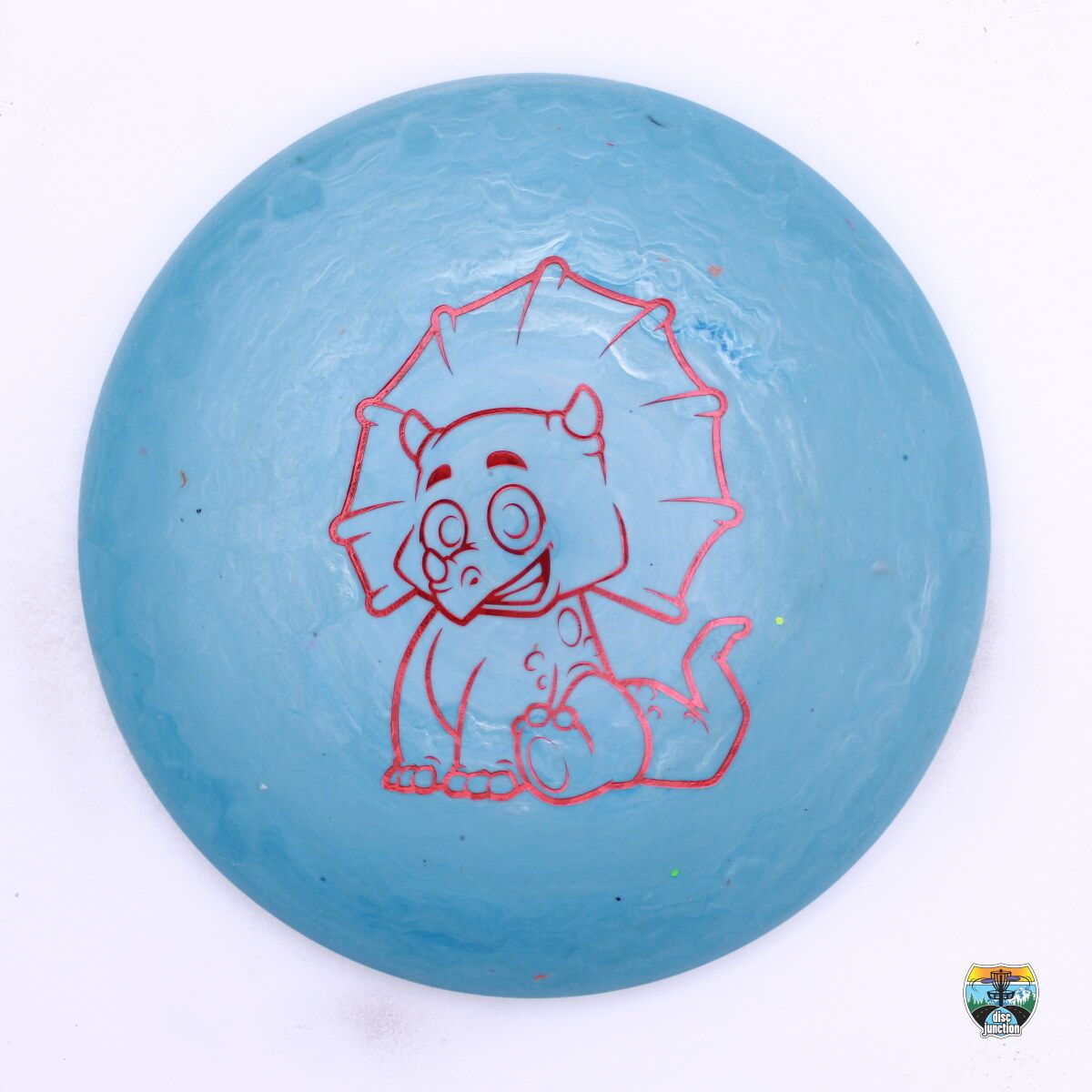 Dino Discs Egg Shell Triceratops, Manufacturer Weight Range: 150- Grams, Color: Blue, Serial Number: 0526-0040