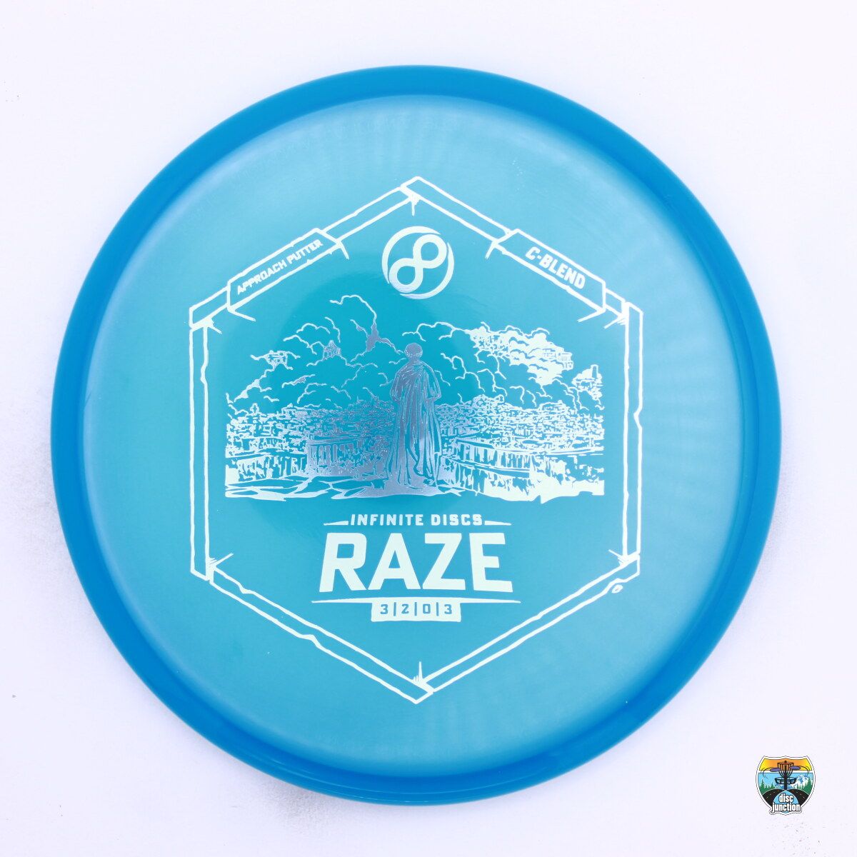 Infinite Discs C-Blend Raze, Manufacturer Weight Range: 173-176 Grams, Color: Blue, Serial Number: 0526-0054