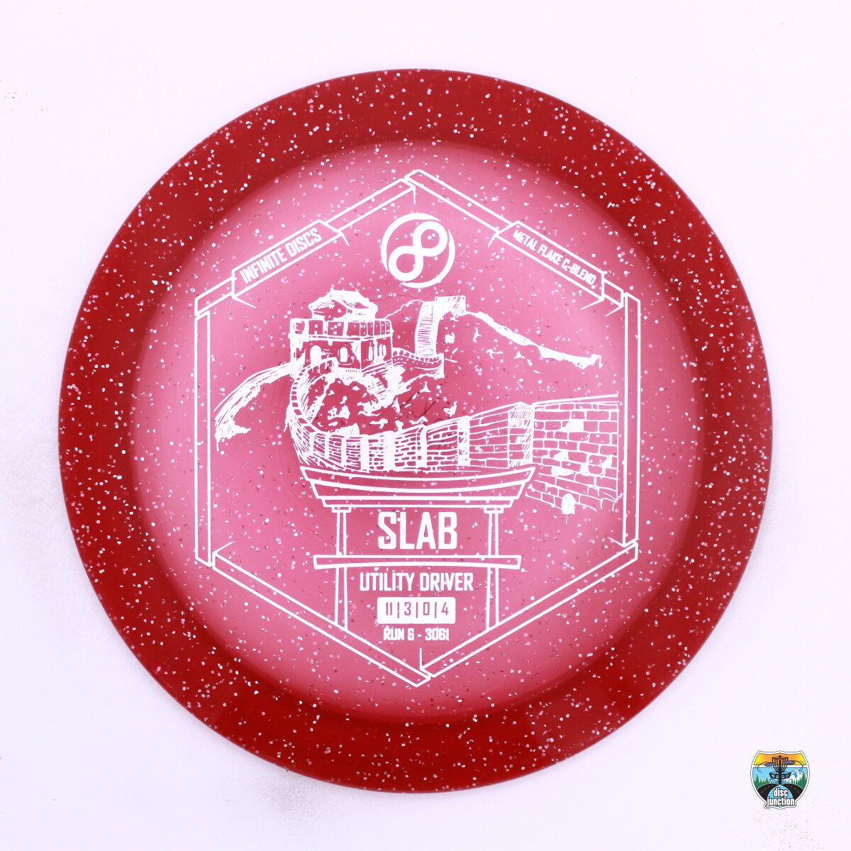 Infinite Discs Metal Flake C-Blend Slab