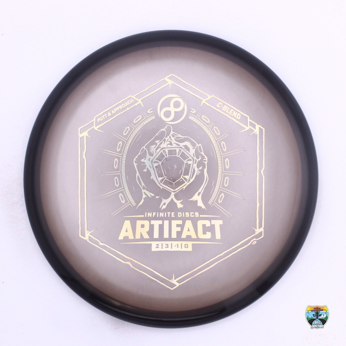 Infinite Discs C-Blend Artifact, Manufacturer Weight Range: 173-176 Grams, Color: Grey, Serial Number: 0526-0046