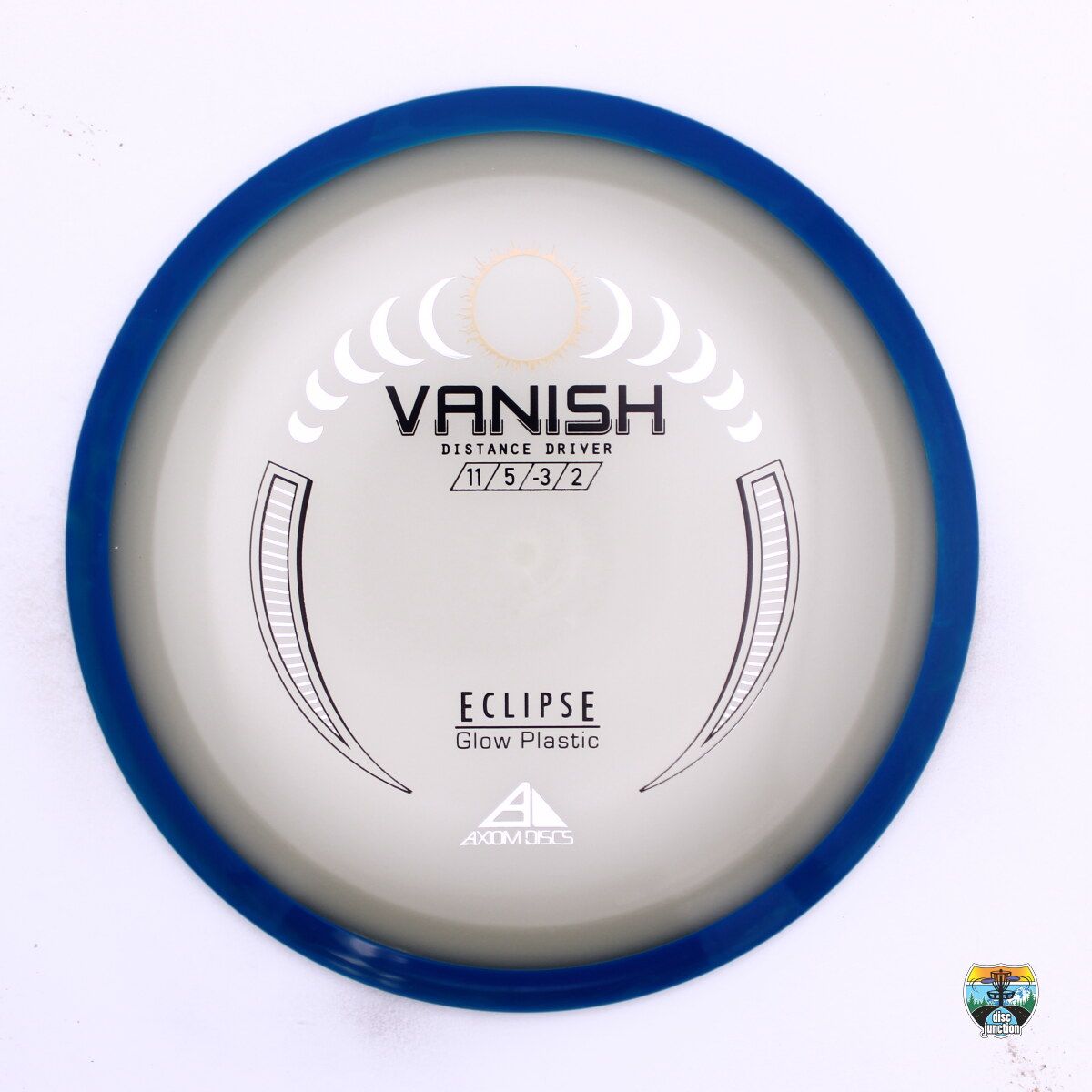 Axiom Eclipse Vanish, Manufacturer Weight Range: 165-169 Grams, Color: Glow/Blue, Serial Number: 0528-0031