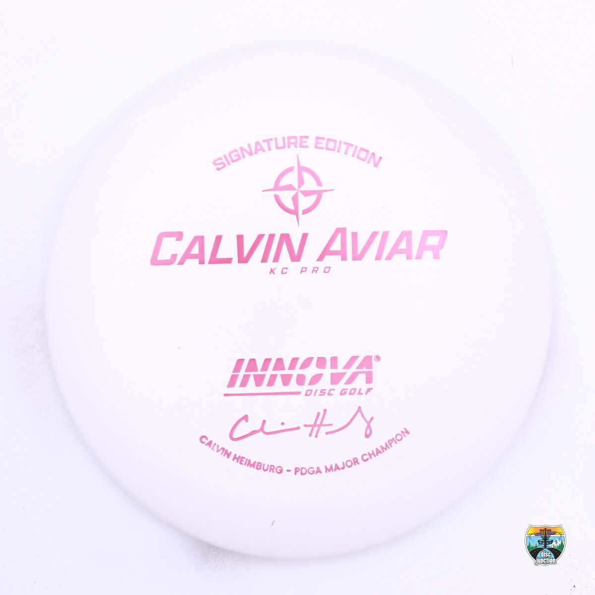 Innova KC Pro KC Pro Aviar Signature Series Calvin Heimburg PDGA Major Champion, Manufacturer Weight Range: 173-175 Grams, Color: White, Serial Number: 0539-0031