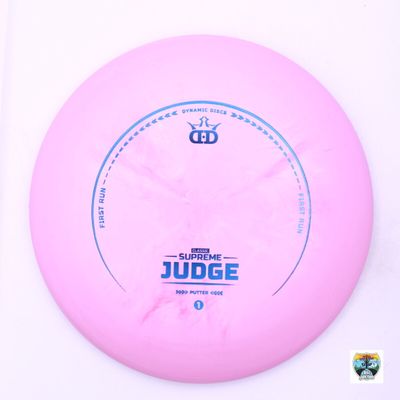 Dynamic Discs Classic Supreme Supreme Judge First Run
