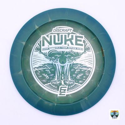 Discraft ESP Swirl Nuke 2023 Tour Series Ezra Aderhold Bottom Stamp