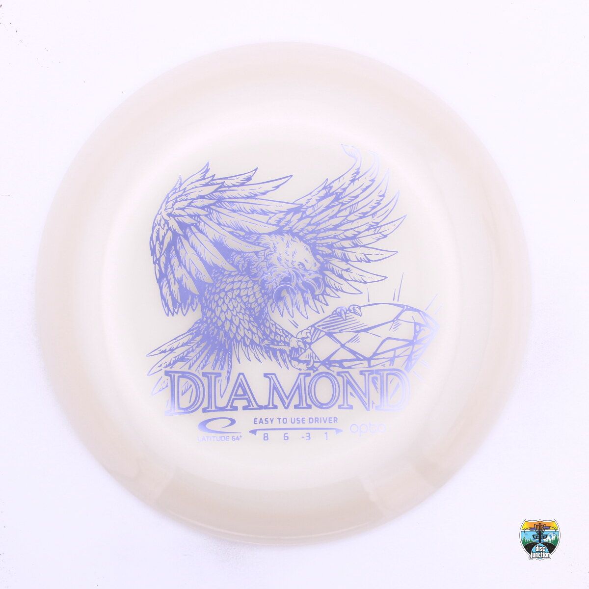 Latitude 64° Opto Diamond, Manufacturer Weight Range: 155-159 Grams, Color: White, Serial Number: 0476-0037