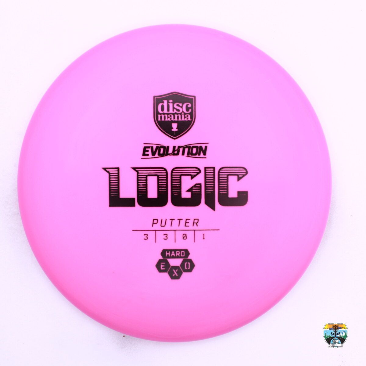 Discmania Hard Exo Evolution Logic, Manufacturer Weight Range: 173+ Grams, Color: Pink, Serial Number: 0524-0005