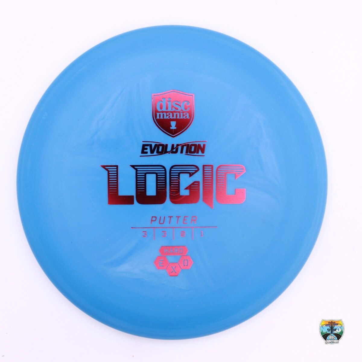 Discmania Hard Exo Evolution Logic, Manufacturer Weight Range: 173+ Grams, Color: Blue, Serial Number: 0680-0018