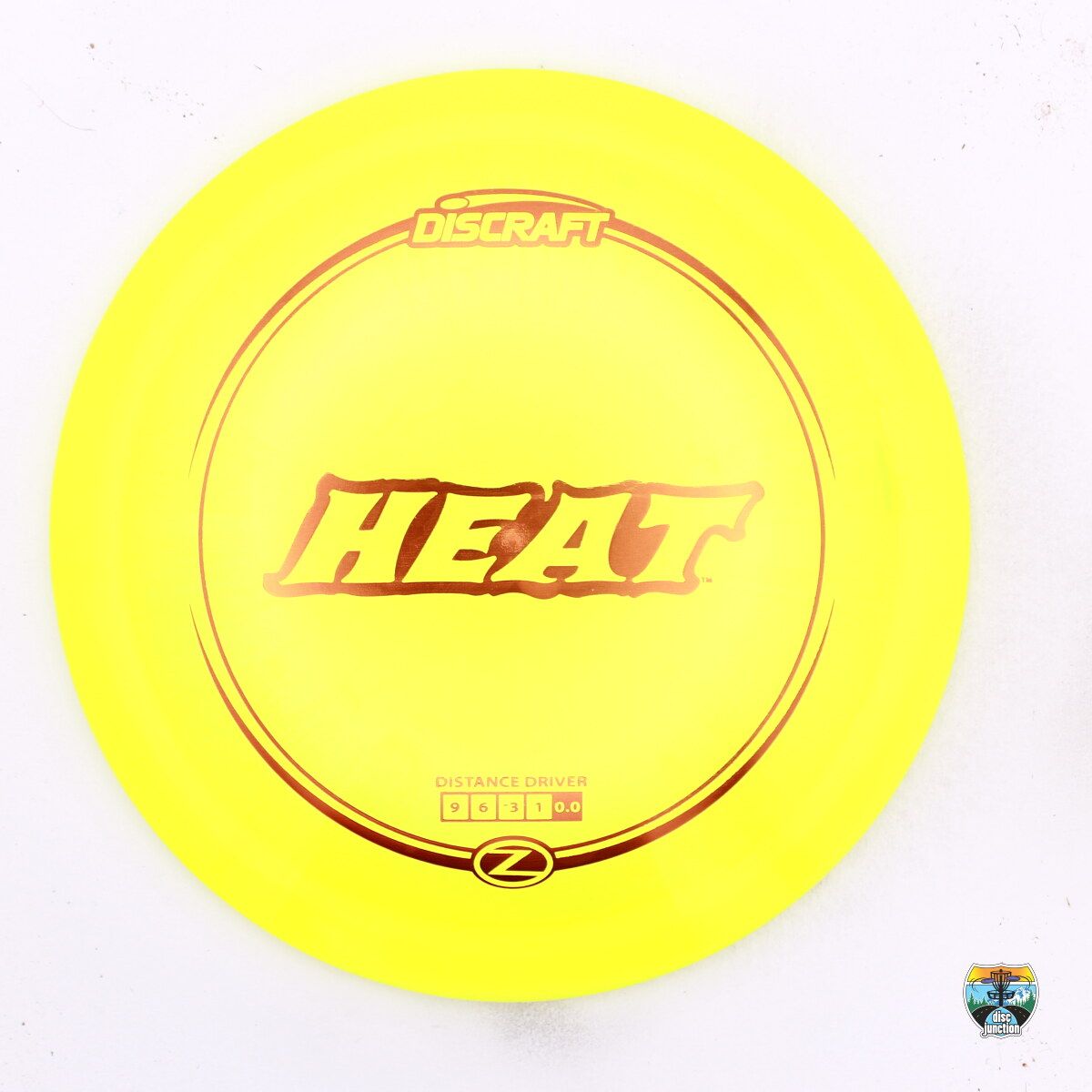 Discraft Z Line Heat, Manufacturer Weight Range: 167-169 Grams, Color: Yellow, Serial Number: 0610-0121
