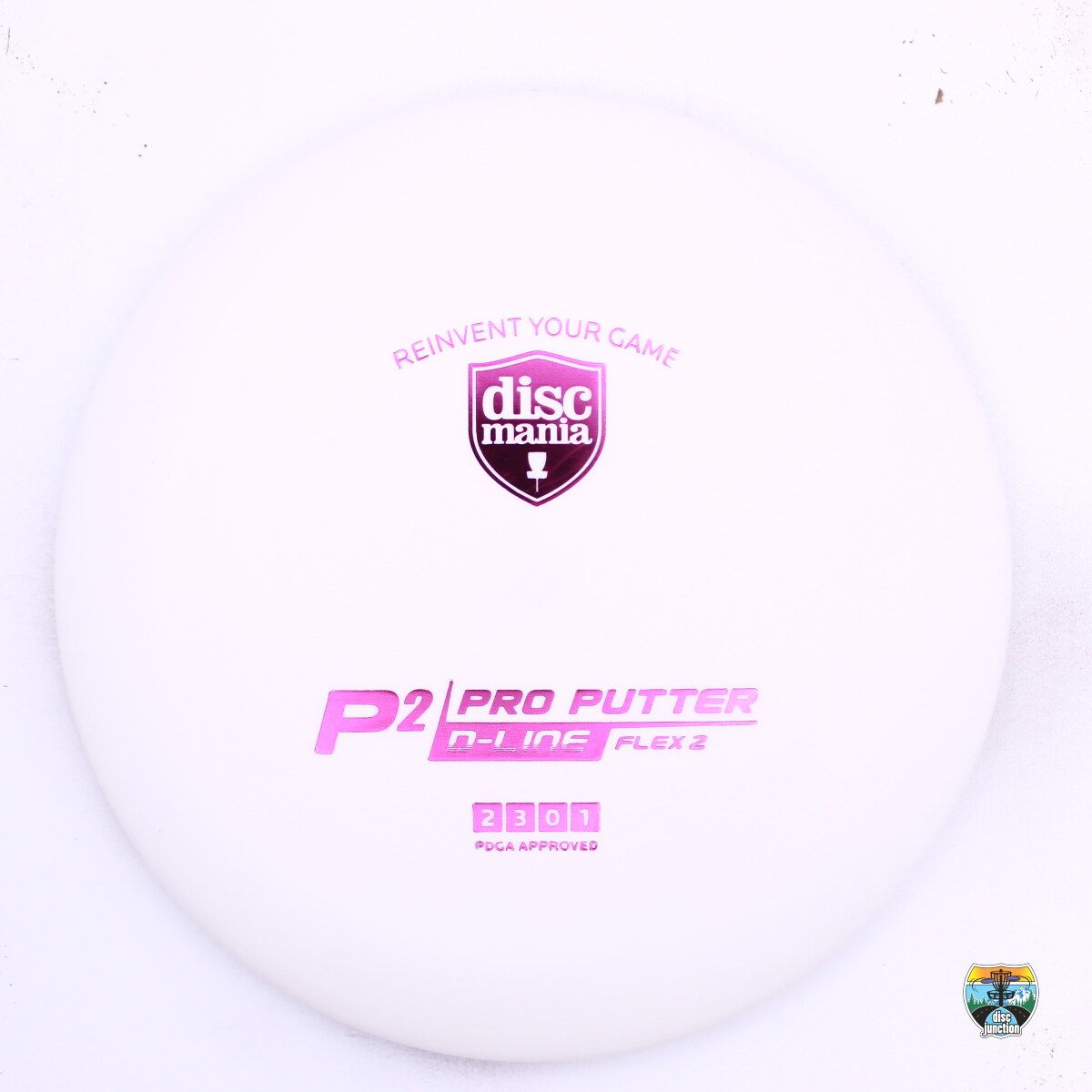 Discmania D-Line Flex 2 P2, Manufacturer Weight Range: 173+ Grams, Color: White, Serial Number: 0627-0001