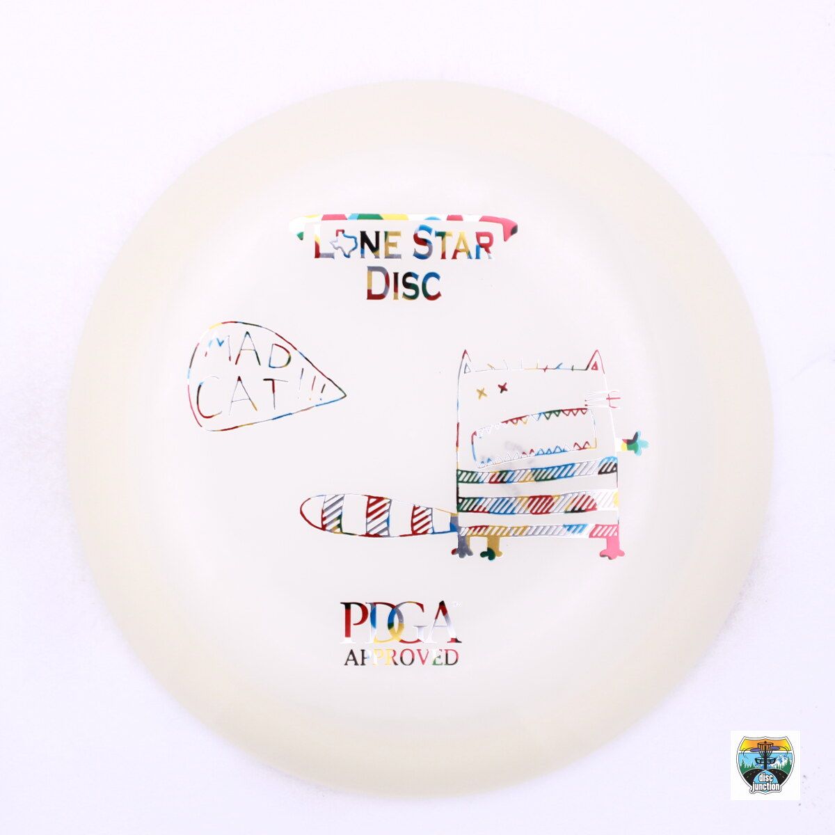 Lone Star Disc Bravo Glow Mad Cat, Manufacturer Weight Range: 173-176 Grams, Color: Glow, Serial Number: 0010-0795