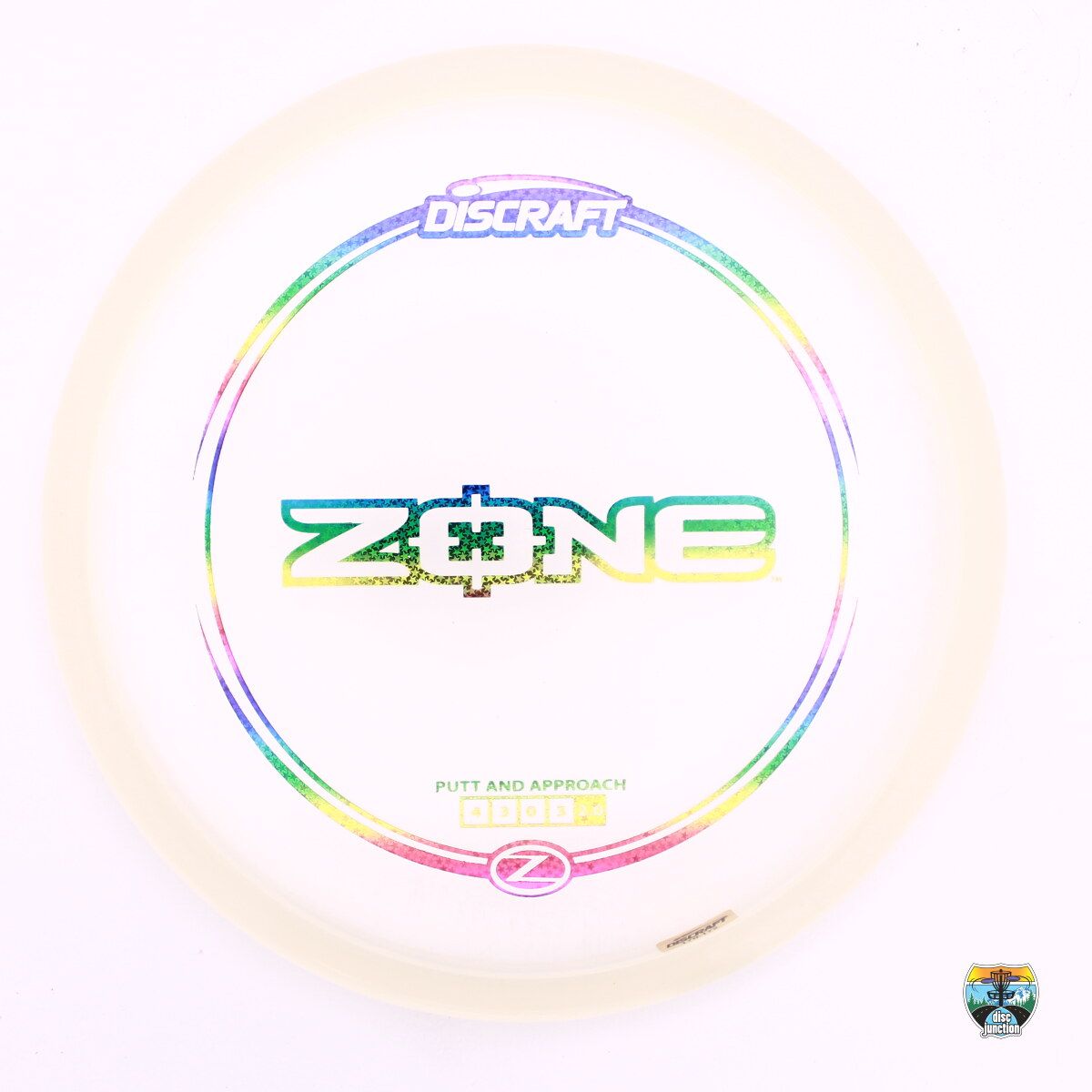 Discraft Z Line Zone, Manufacturer Weight Range: 170-172 Grams, Color: Clear, Serial Number: 0689-0003
