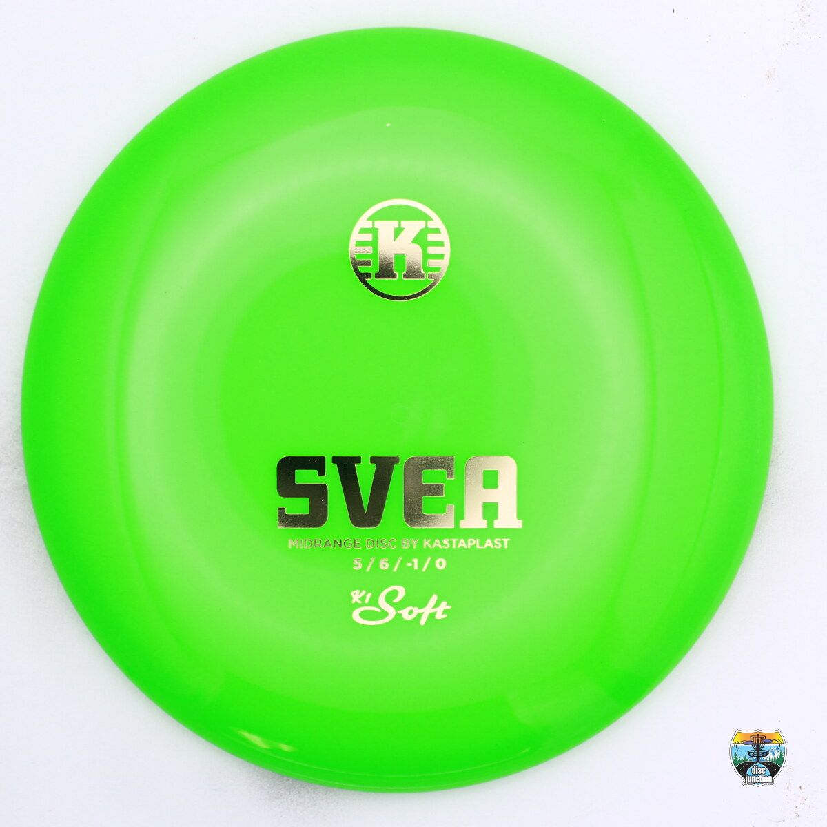 Kastaplast K1 Soft Svea, Manufacturer Weight Range: 173-176 Grams, Color: Green, Serial Number: 0606-0092