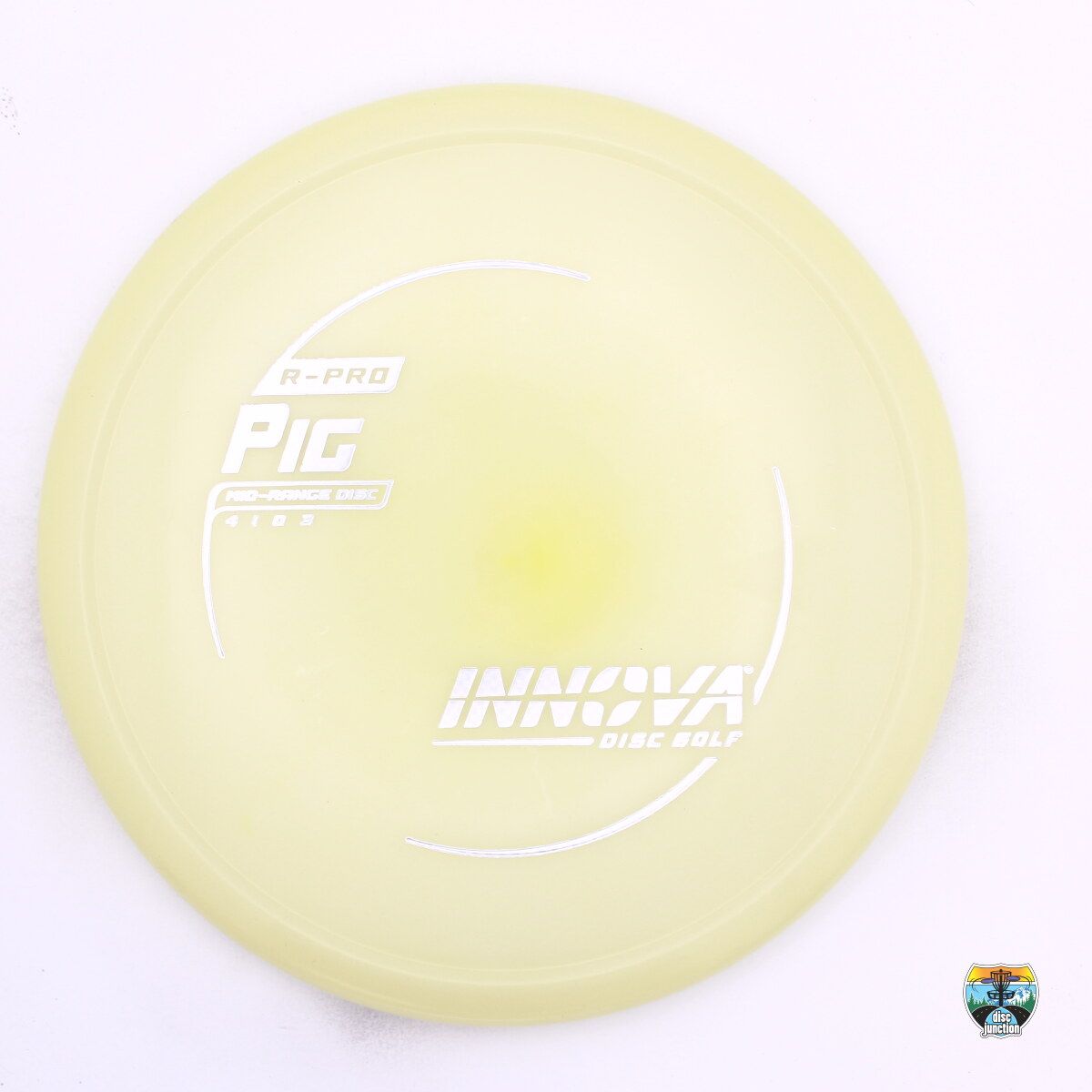 Innova R-Pro Pig, Manufacturer Weight Range: 173-175 Grams, Color: Yellow, Serial Number: 0534-0063