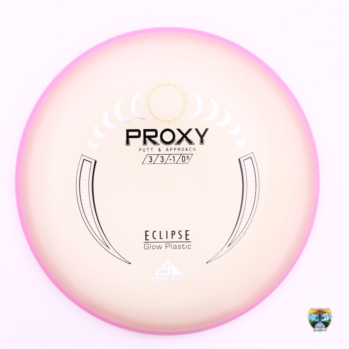 Axiom Eclipse Proxy, Manufacturer Weight Range: 170-175 Grams, Color: Glow/Pink, Serial Number: 0684-0014