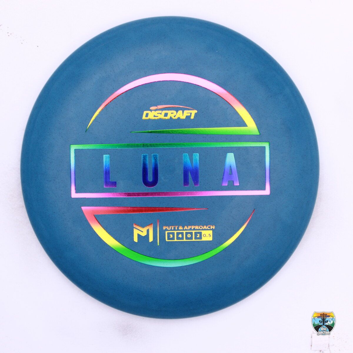 Discraft Rubber Blend Luna Paul McBeth, Manufacturer Weight Range: 173-174 Grams, Color: Blue, Serial Number: 0532-0066