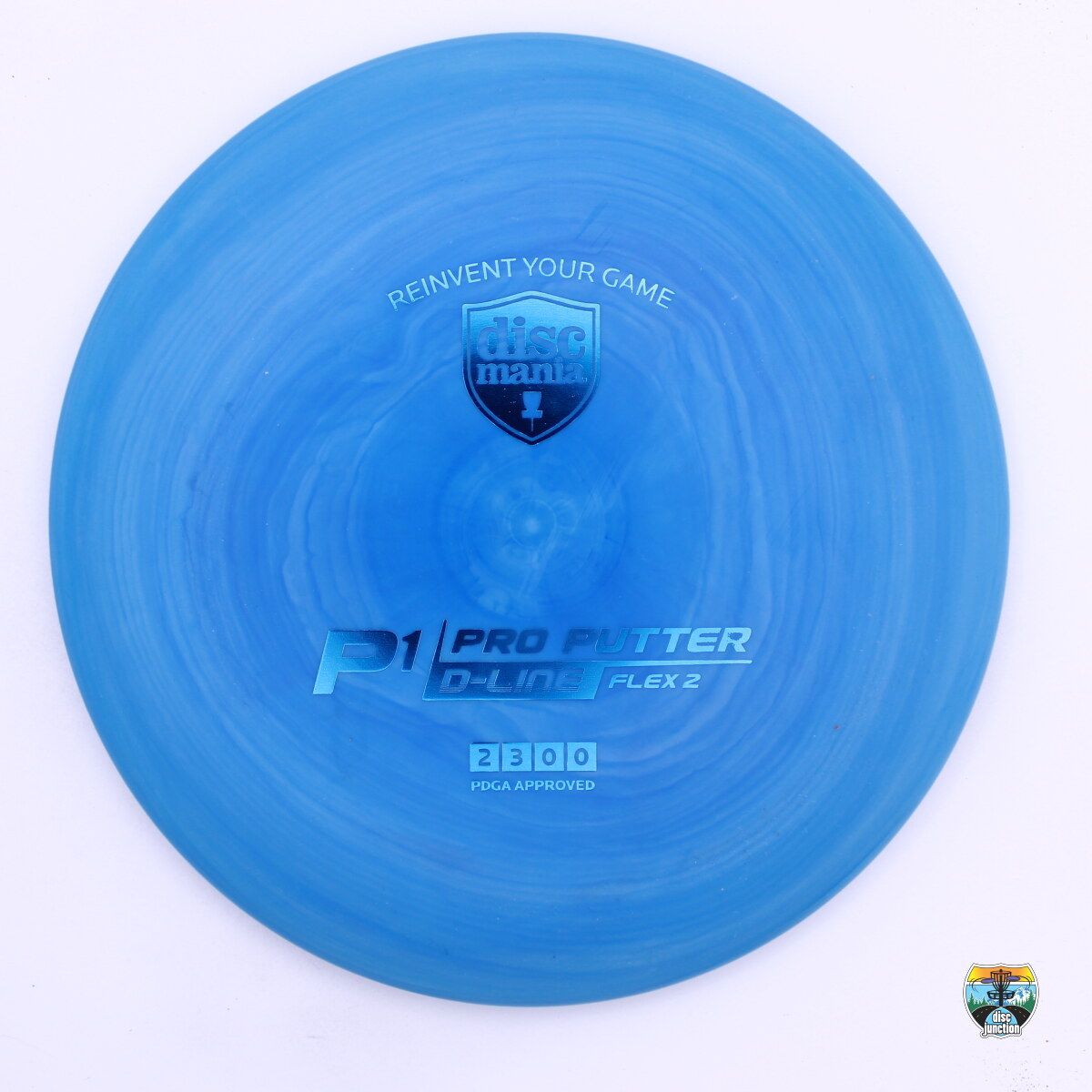 Discmania D-Line Flex 2 P1, Manufacturer Weight Range: 173+ Grams, Color: Blue, Serial Number: 0442-0001