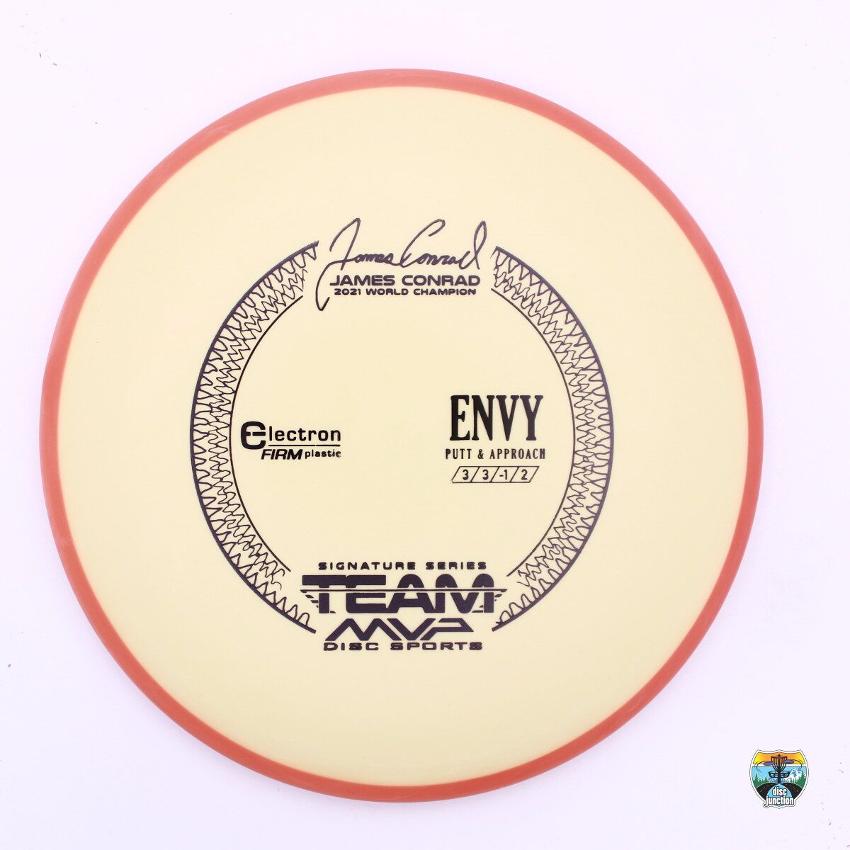 Axiom Electron Firm Envy Signature Series James Conrad, Manufacturer Weight Range: 170-175 Grams, Color: Yellow/Orange, Serial Number: 0183-0019