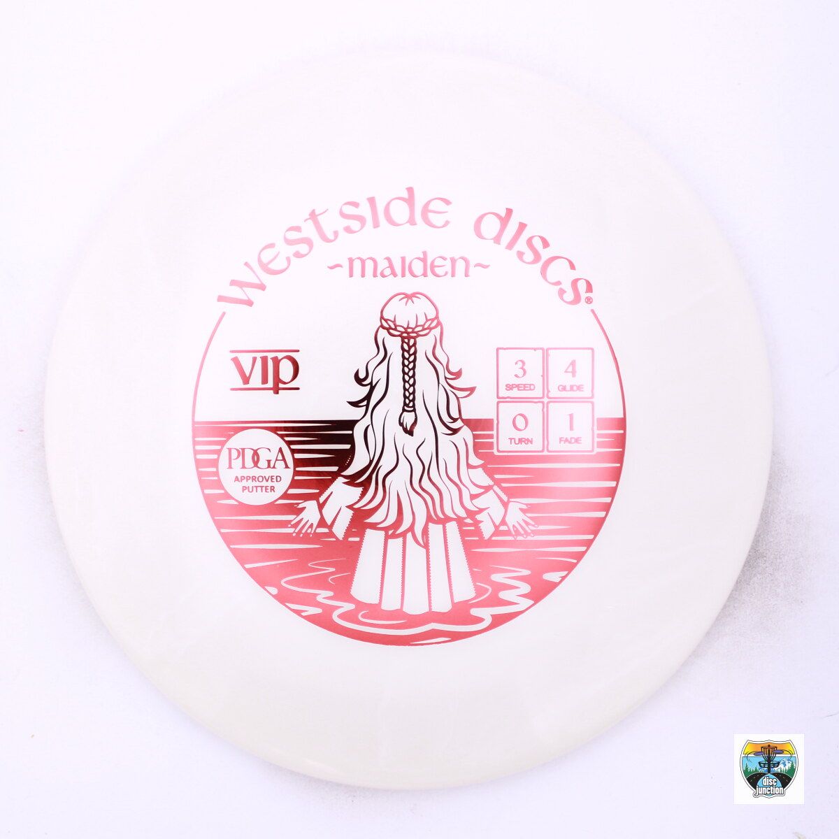 Westside Discs VIP Maiden, Manufacturer Weight Range: 173-176 Grams, Color: White, Serial Number: 0002-1466