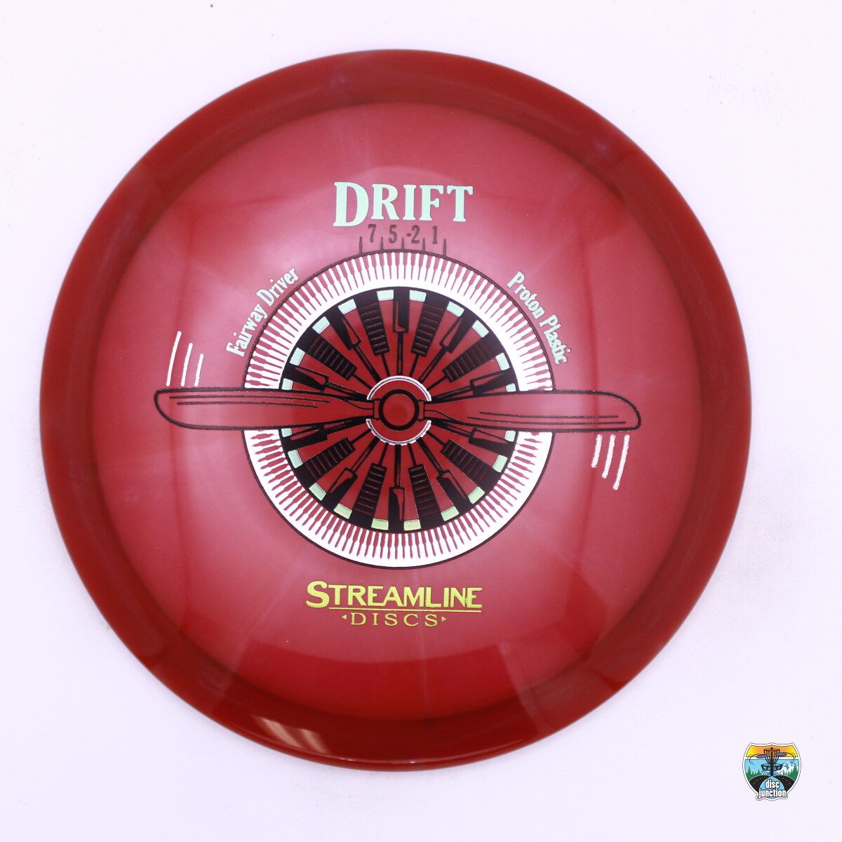 Streamline Proton Drift, Manufacturer Weight Range: 170-175 Grams, Color: Red, Serial Number: 0288-0221
