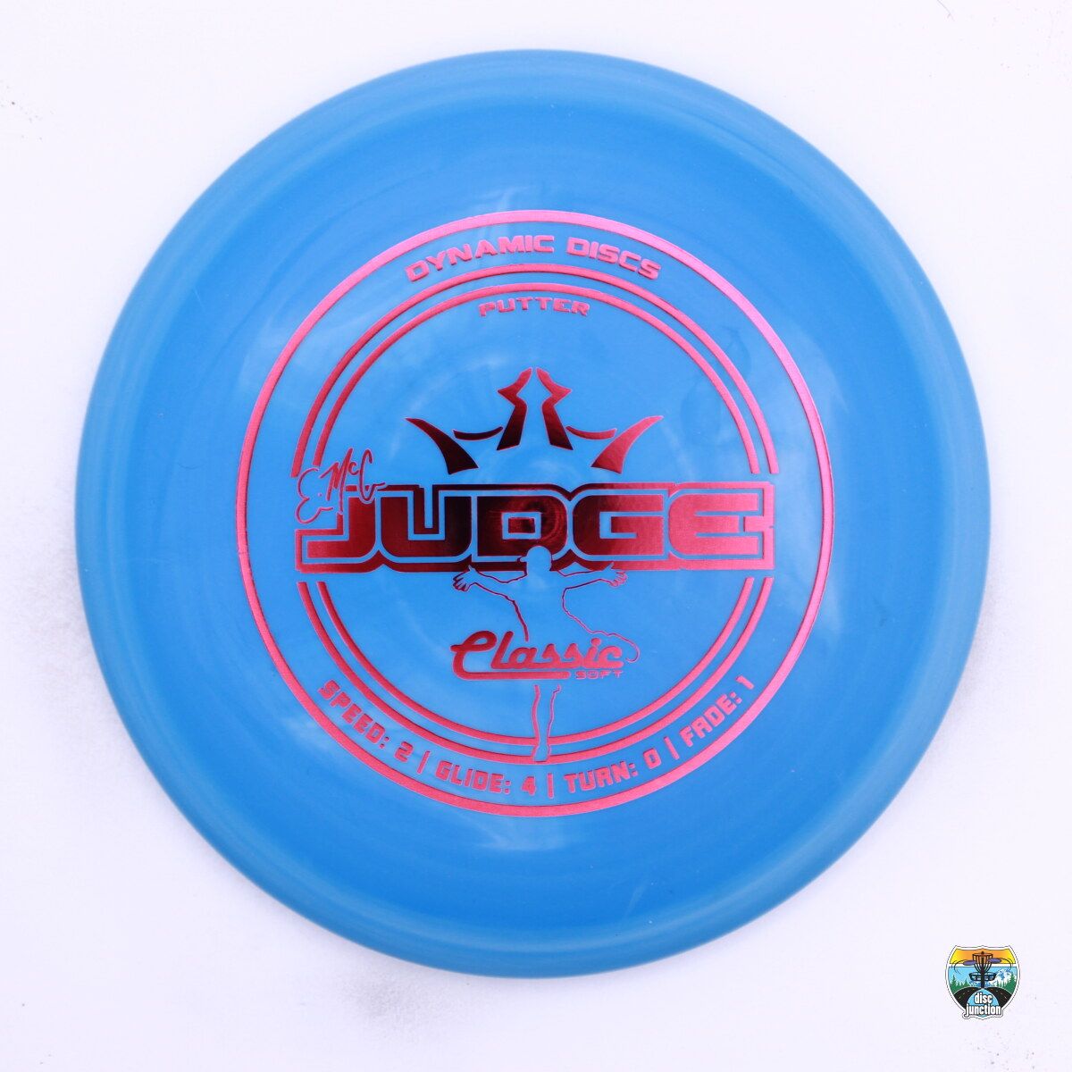 Dynamic Discs Classic Soft EMAC Judge, Manufacturer Weight Range: 173+ Grams, Color: Blue, Serial Number: 0546-0023