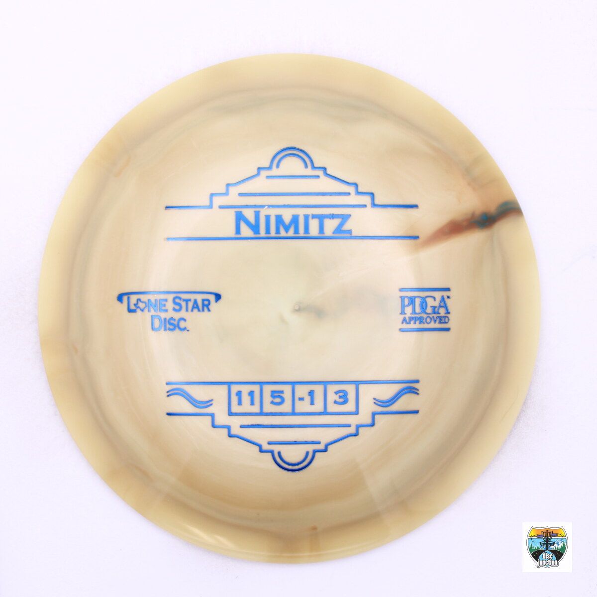 Lone Star Disc Alpha Nimitz, Manufacturer Weight Range: 173-176 Grams, Color: Yellow, Serial Number: 0010-0618