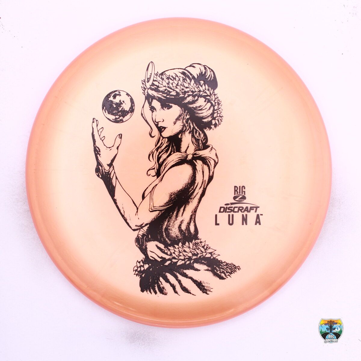 Discraft Big Z Luna Paul McBeth, Manufacturer Weight Range: 170-172 Grams, Color: Orange, Serial Number: 0640-0001