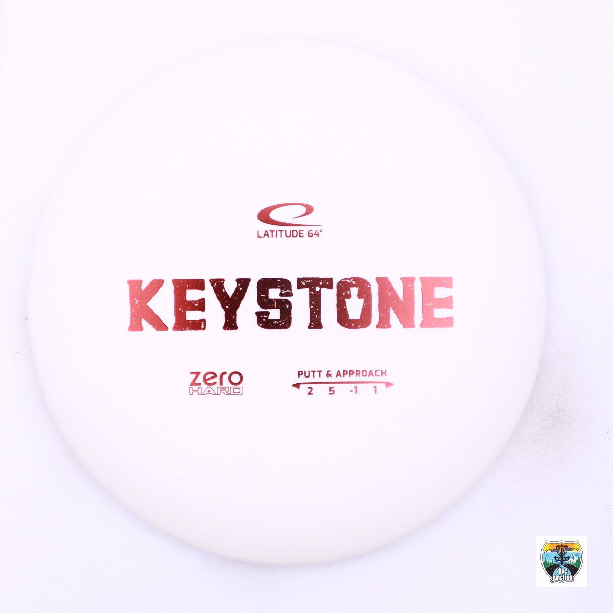 Latitude 64° Zero Hard Keystone, Manufacturer Weight Range: 173-176 Grams, Color: White, Serial Number: 0002-1138