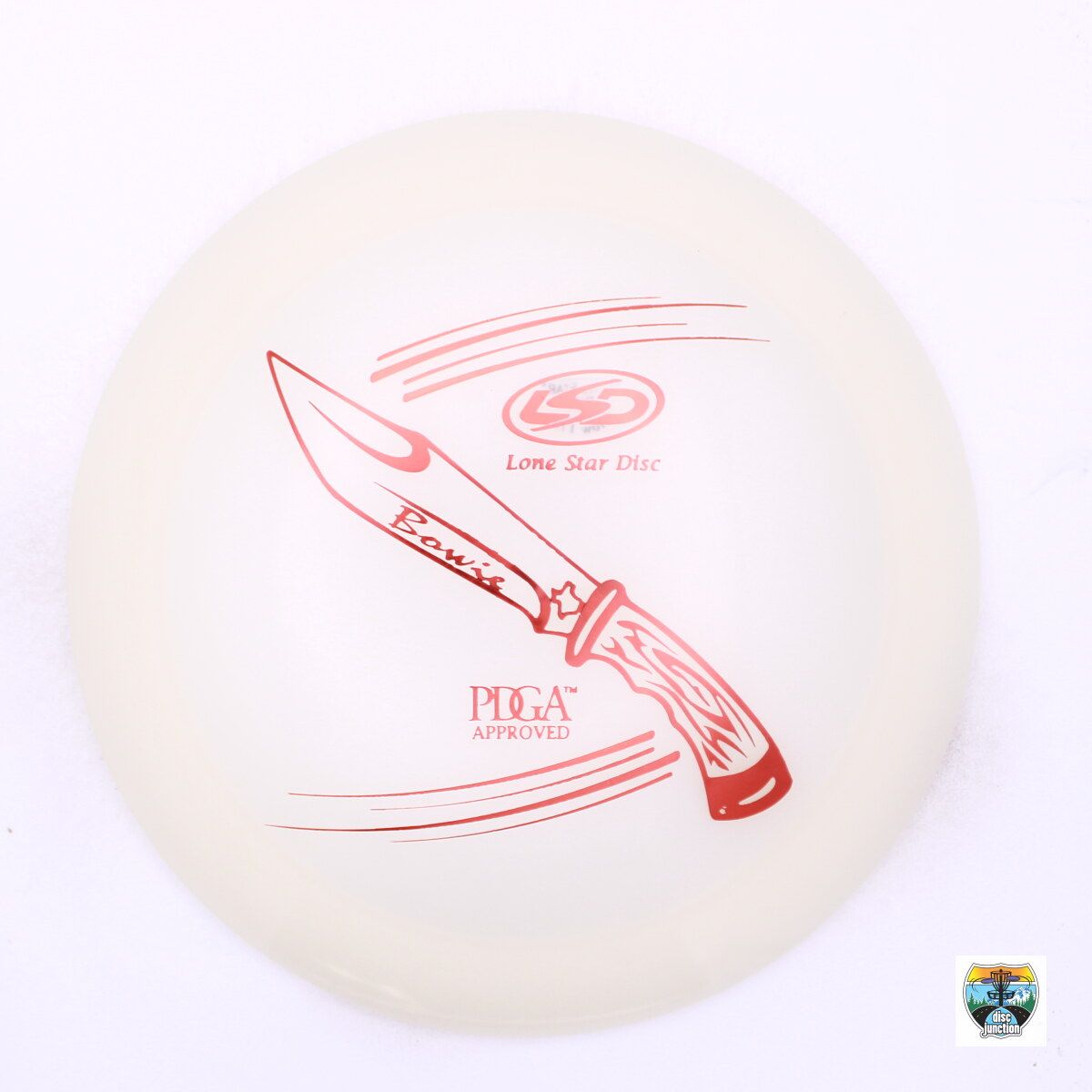 Lone Star Disc Bravo Glow Bowie, Manufacturer Weight Range: 170-172 Grams, Color: Glow, Serial Number: 0010-0767