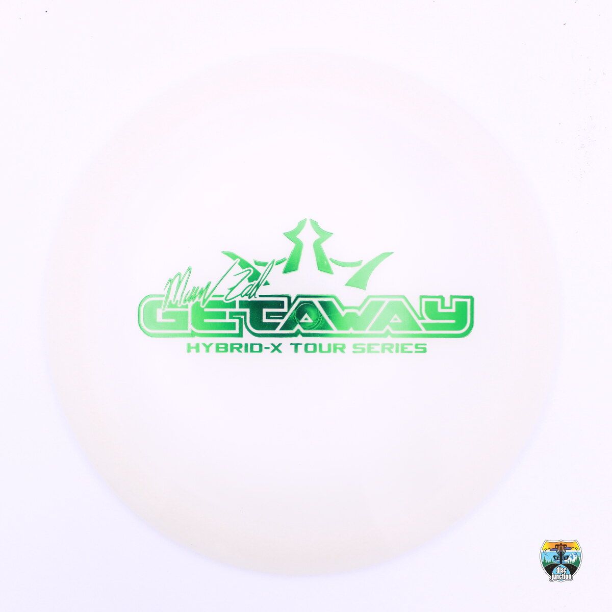 Dynamic Discs Hybrid-X Getaway 2022 Tour Series Mason Ford Bar Stamp, Manufacturer Weight Range: 173-176 Grams, Color: White, Serial Number: 0002-0034