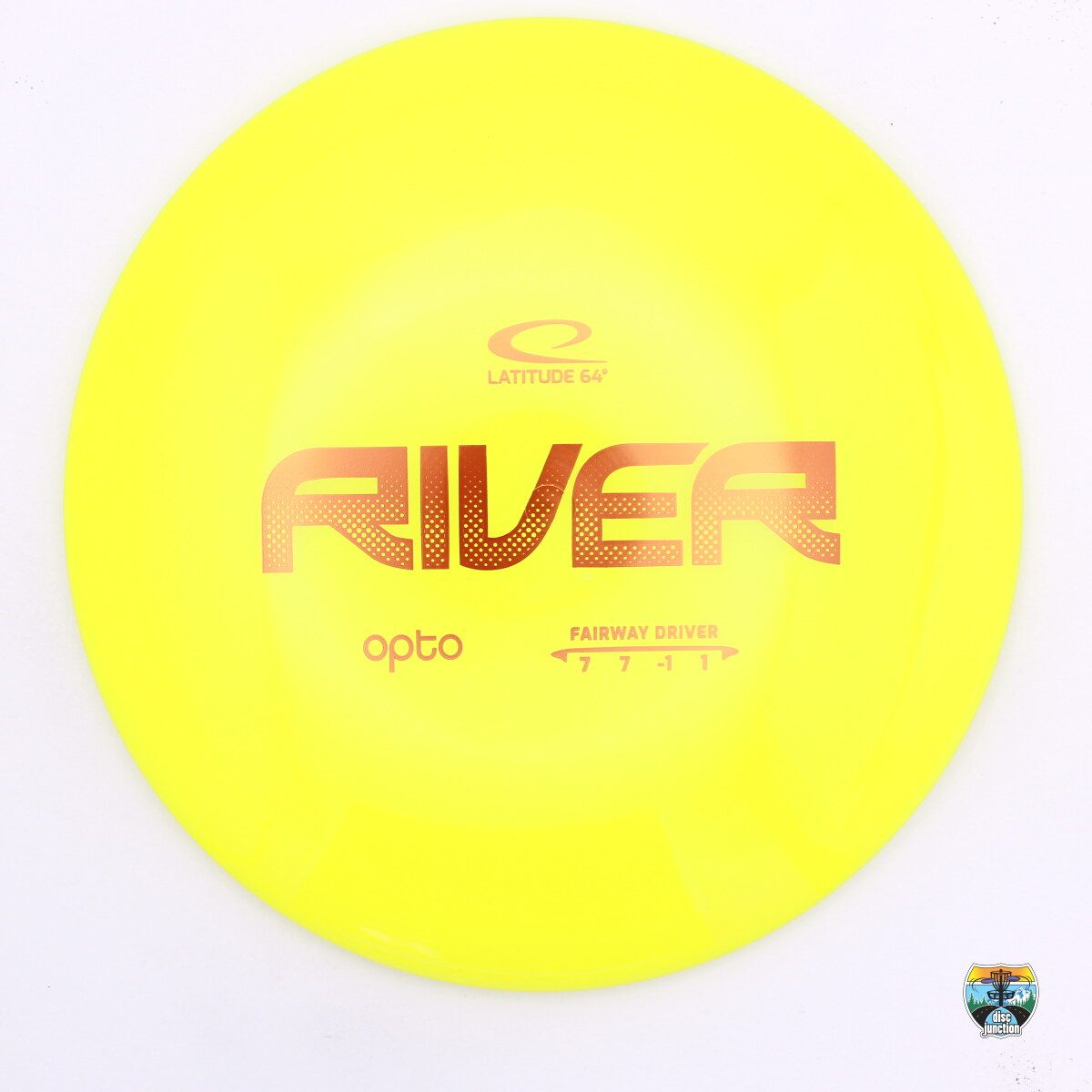 Latitude 64° Opto River, Manufacturer Weight Range: 173-176 Grams, Color: Yellow, Serial Number: 0442-0049