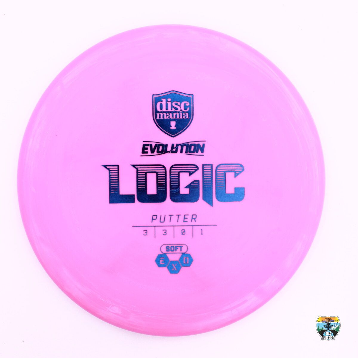 Discmania Soft Exo Evolution Logic, Manufacturer Weight Range: 173+ Grams, Color: Pink, Serial Number: 0680-0034