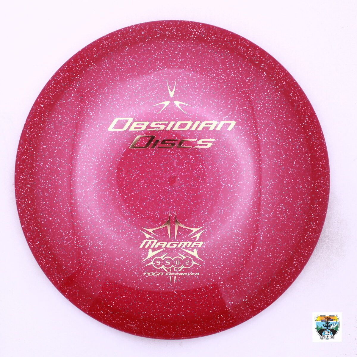Obsidian Discs H9 Magma, Manufacturer Weight Range: 177+ Grams, Color: Purple, Serial Number: 0009-0202