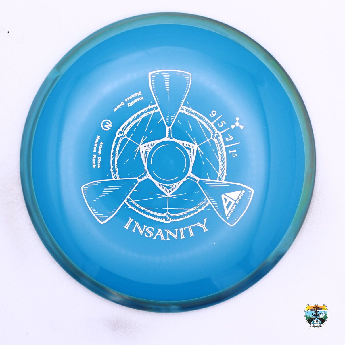 Axiom Neutron Insanity, Manufacturer Weight Range: 155-159 Grams, Color: Blue/Blue, Serial Number: 0573-0069