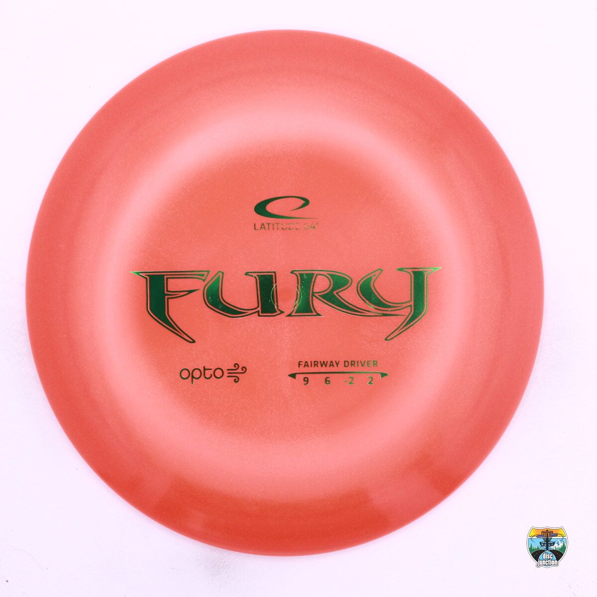 Latitude 64° Opto Air Fury, Manufacturer Weight Range: 155-159 Grams, Color: Orange, Serial Number: 0499-0060