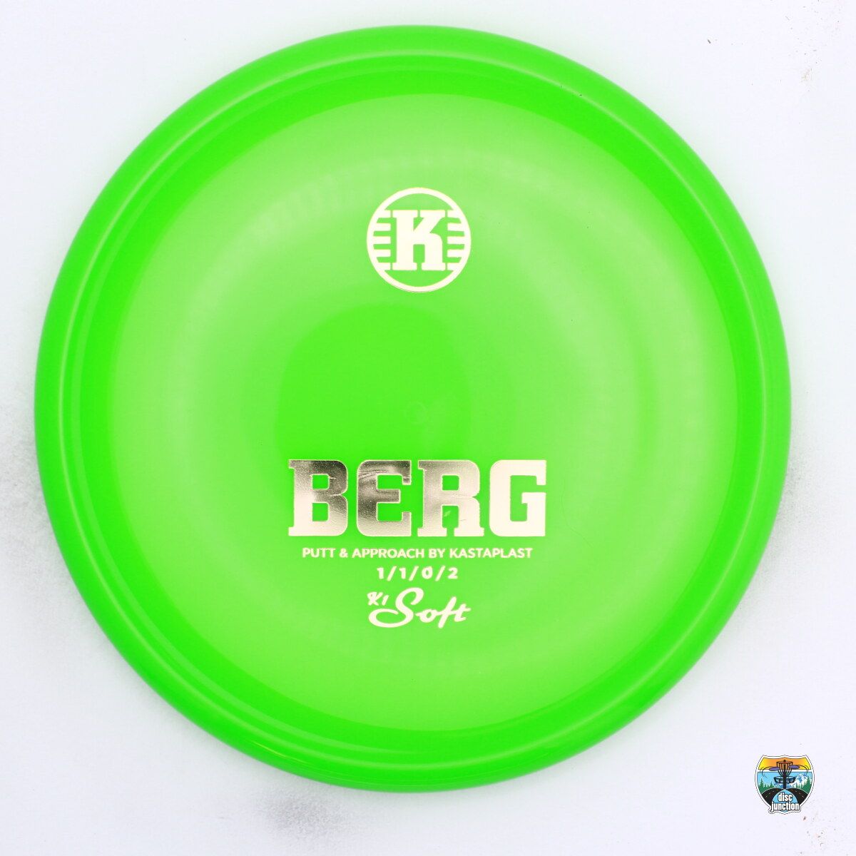 Kastaplast K1 Soft Berg, Manufacturer Weight Range: 173+ Grams, Color: Green, Serial Number: 0606-0086