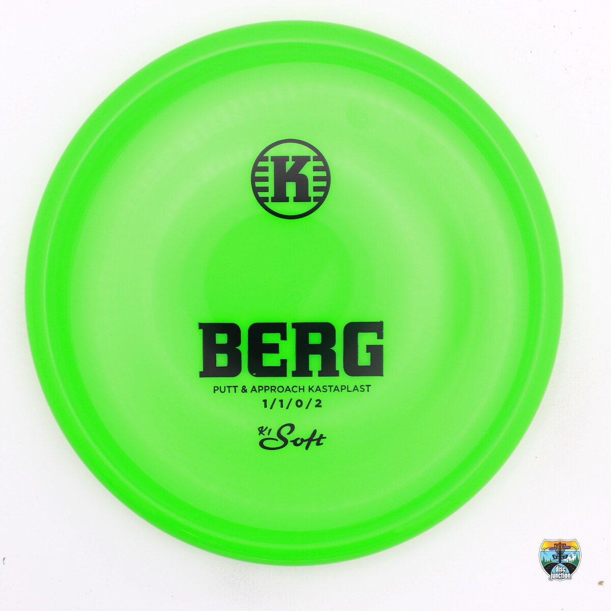 Kastaplast K1 Soft Berg, Manufacturer Weight Range: 173+ Grams, Color: Green, Serial Number: 0735-0019