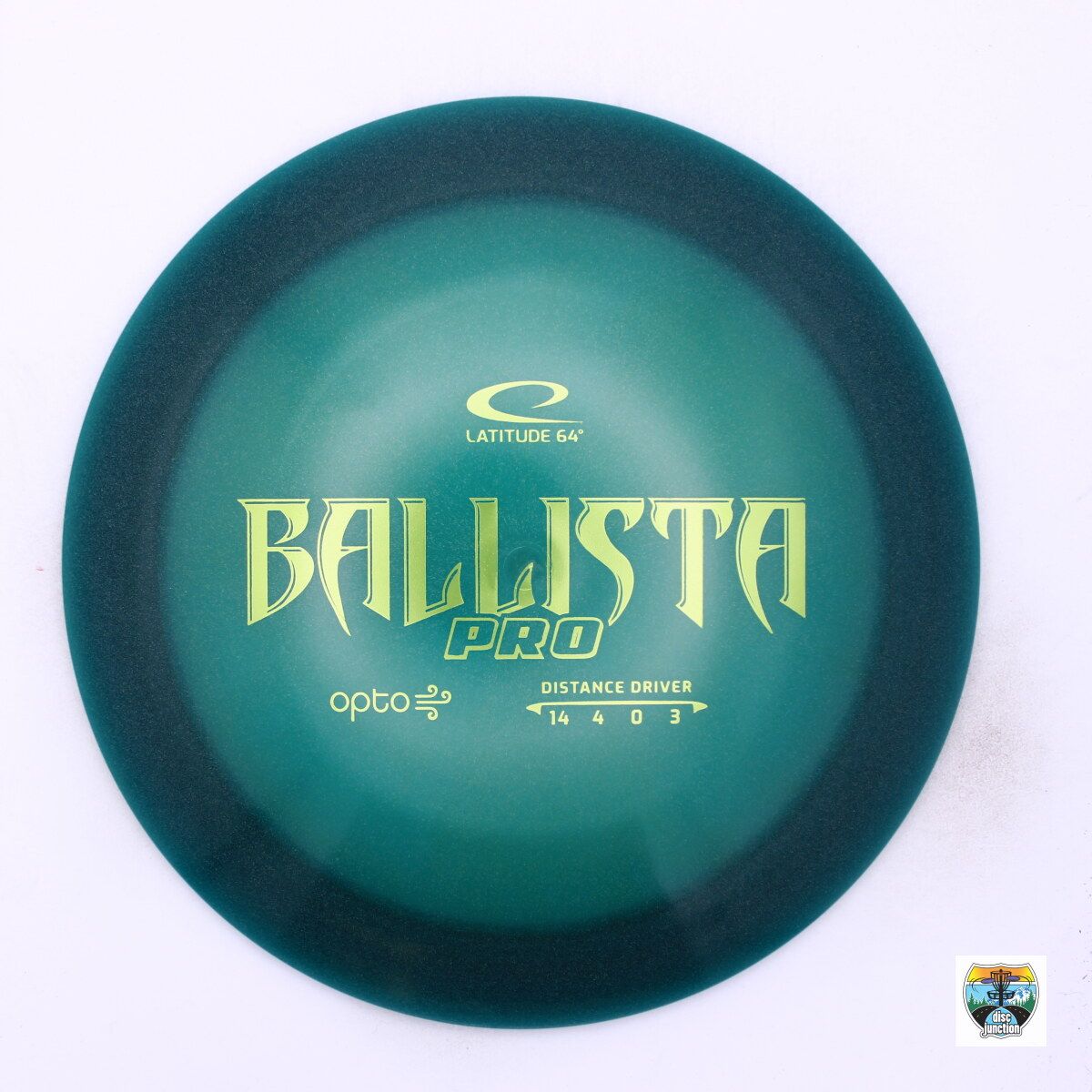 Latitude 64° Opto Air Ballista Pro, Manufacturer Weight Range: 155-159 Grams, Color: Turquoise, Serial Number: 0047-0018