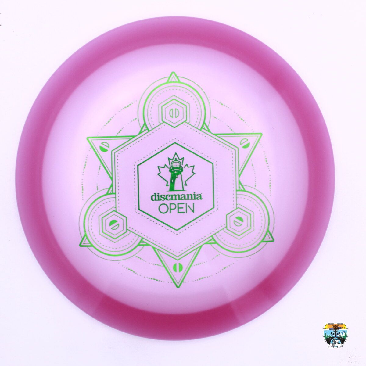Discmania C-Line Color Glow FD3 Discmania Open, Manufacturer Weight Range: 173+ Grams, Color: Purple, Serial Number: 0459-0009