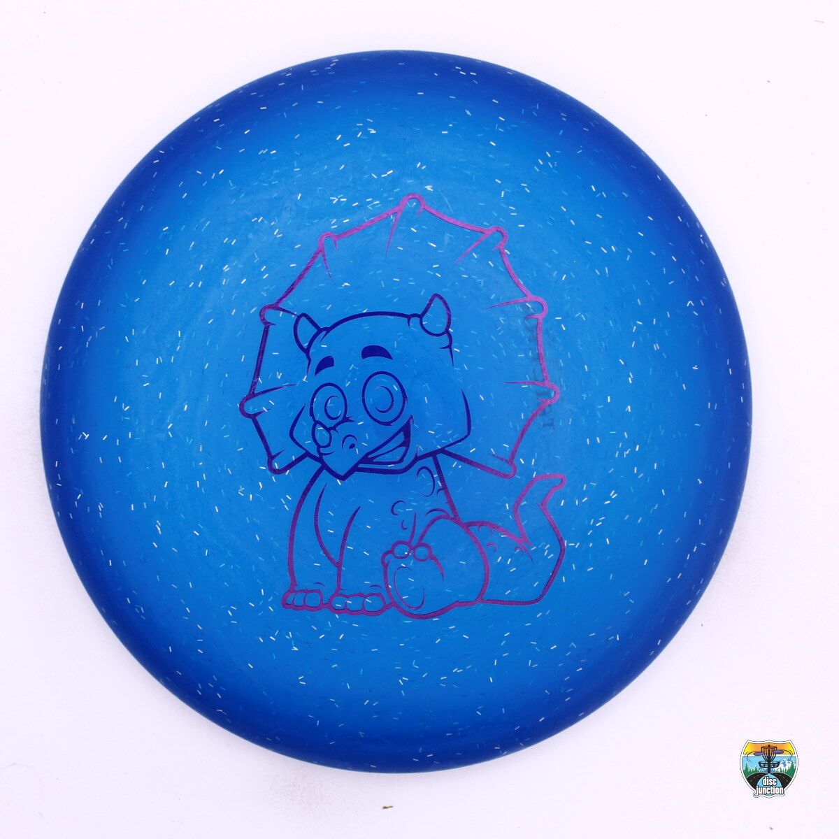 Dino Discs Egg Shell Triceratops, Manufacturer Weight Range: 150- Grams, Color: Blue, Serial Number: 0760-0023