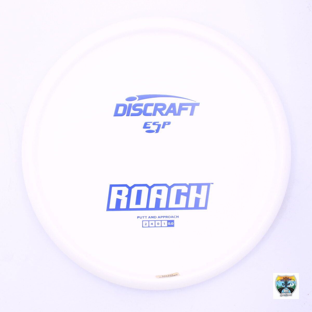 Discraft ESP Roach Bottom Stamp, Manufacturer Weight Range: 173-174 Grams, Color: White, Serial Number: 0055-0056