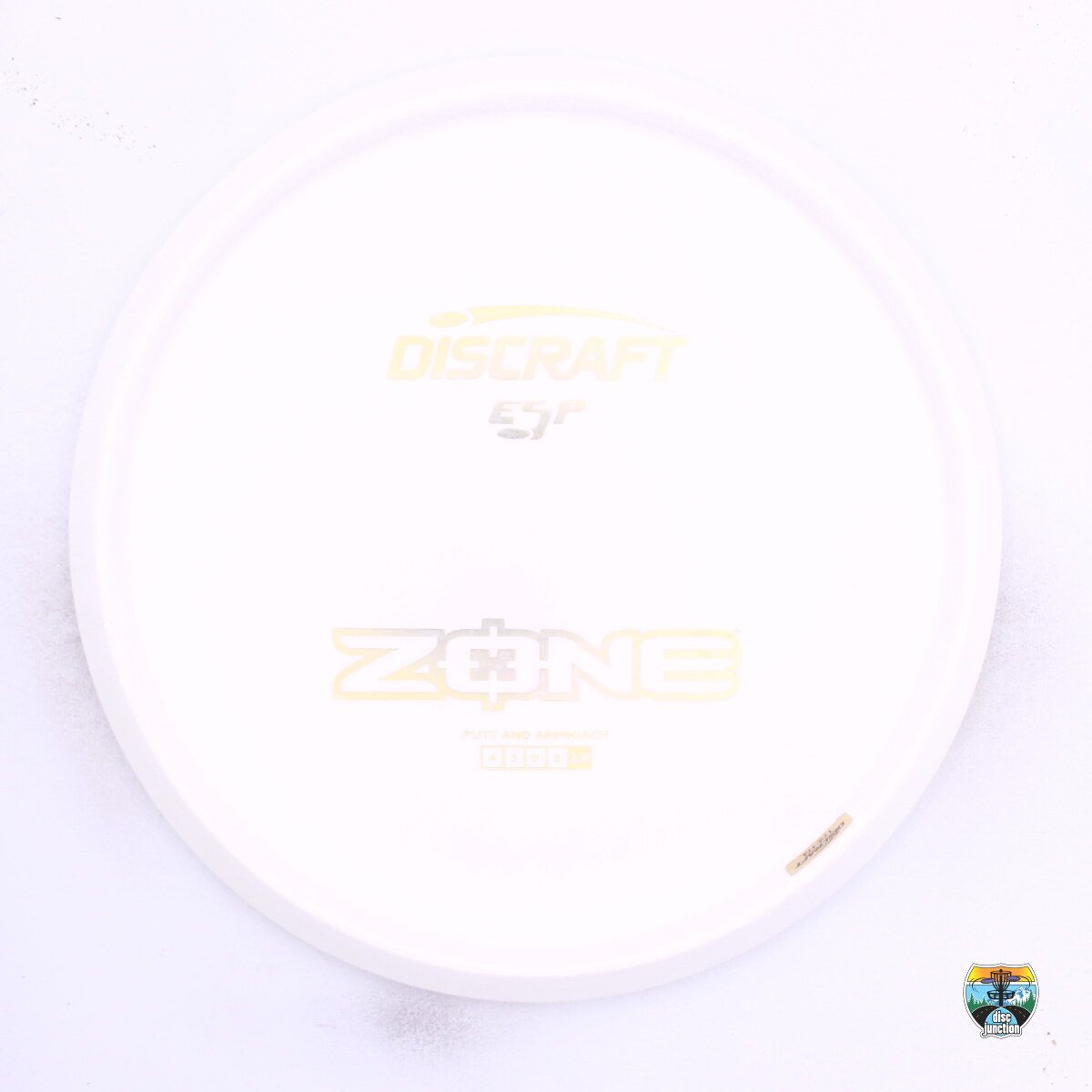 Discraft ESP Zone Bottom Stamp, Manufacturer Weight Range: 173-174 Grams, Color: White, Serial Number: 0652-0020