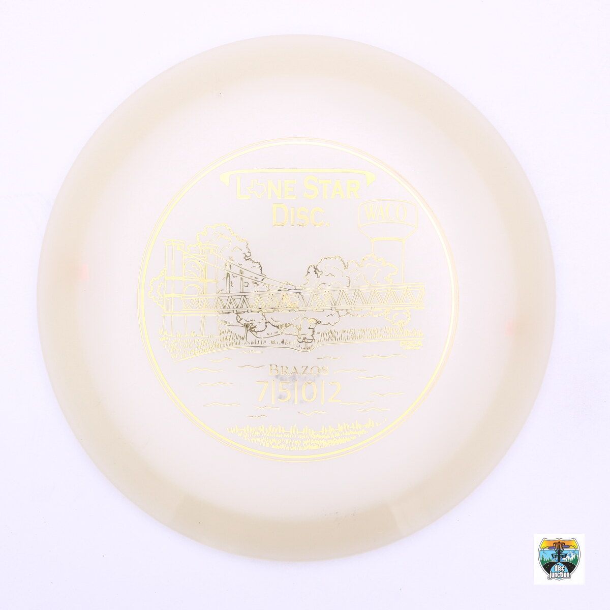 Lone Star Disc Bravo Glow Brazos, Manufacturer Weight Range: 170-172 Grams, Color: Glow, Serial Number: 0094-0047